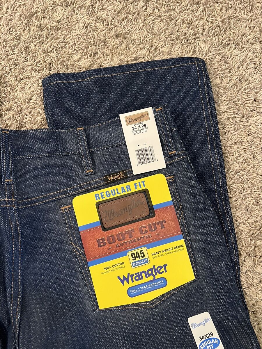 Vtg Wrangler 945 Boot Cut Regular Fit Heavy Weight Denim Vtg Wrangler 945 Boot Cut Regular Fit Heavy Weight Denim
