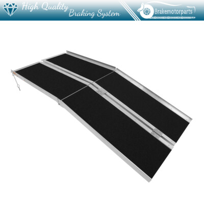 Multi Fold Breifcase Aluminum Wheelchair Ramp, Rated 10 FT 600 LB High Quality