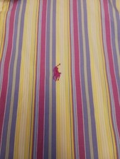 Polo Ralph Lauren Long Sleeve Striped Blake Button Up Shirt Mens Size Large L