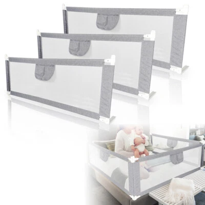 MARKENLOS 150/180 /200cm Bettgitter Rausfallschutz Baby Fall Bettschutz Kinderbettgitter