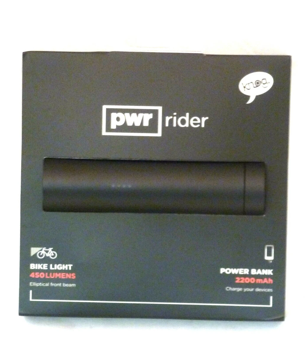 Knog PWR Rider 450L Bike Light Cell Phone Charger eBay
