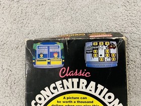Classic Concentration (Nintendo, 1990) NES Tested Working Cartridge & Box Only