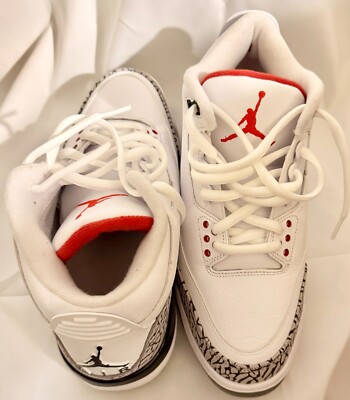 Size 9 - Air Jordan 3 Golf White Cement for sale online | eBay