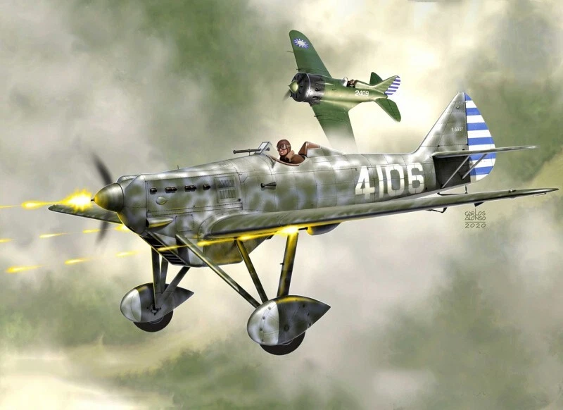 FM FONDERIE MINIATURE 1/48 #FM6005 - DEWOITINE D510 EXPORT intatto out of stock - Immagine 3 di 4