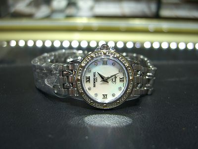 Raymond Weil Women's 'Tango' Two-tone Diamond Watch Pre owned- mother of pearl