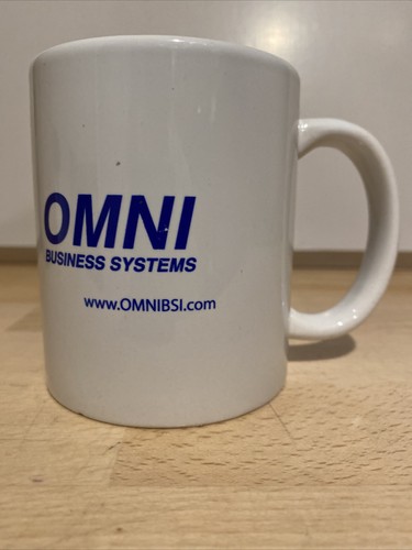 OMNI BUSINESS SYSTEMS corporate logo souvenir coffee mug eBay sellerID mouthyMo - Picture 10 of 12