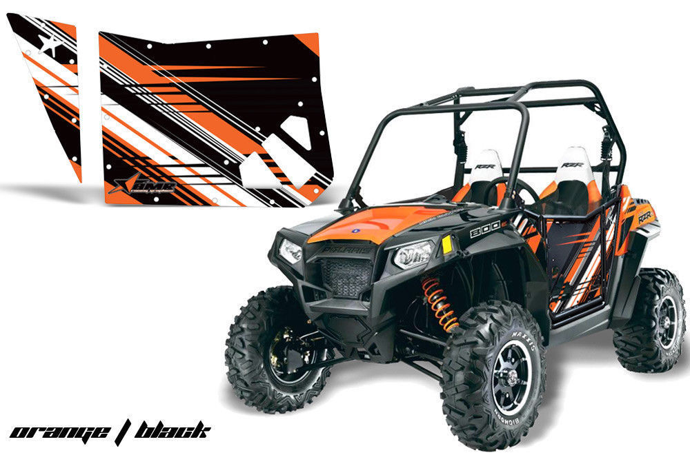 AMR Racing UTV Door Graphics Wrap for Polaris RZR 800/900 Blingstar ...