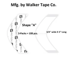 Pro Flex Adhesive Tape Shape A 108 Pcs  Full Head bond lace wig HairPiece