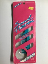 Vintage Sund Haaren Touch Me Tips Twice Dipped Wave Comb 1986 New Teal NOS