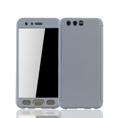 Handyhülle Schutz Case für Huawei Honor 9 Full Cover Displayschutz Bumper Grau