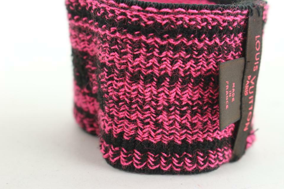 Louis Vuitton Stephen Sprouse Neon Pink Graffiti Wrist Band Gym