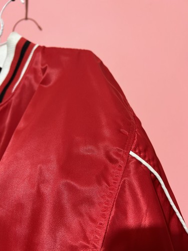 Akademiks varsity bomber jacket vintage rare rap hype size M Men's red - Picture 9 of 14