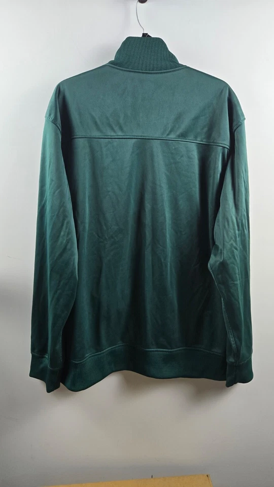 Chaqueta de Pista CAVI Para Hombre 3XL Verde Azulado Manga Larga Calce Atlético Cuello Simulado Cremallera Completa Foto 4 de 4