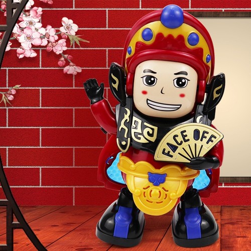 Face Change Doll Opera Face Makeup Electric Baby Toy Automatic Dancing Robot