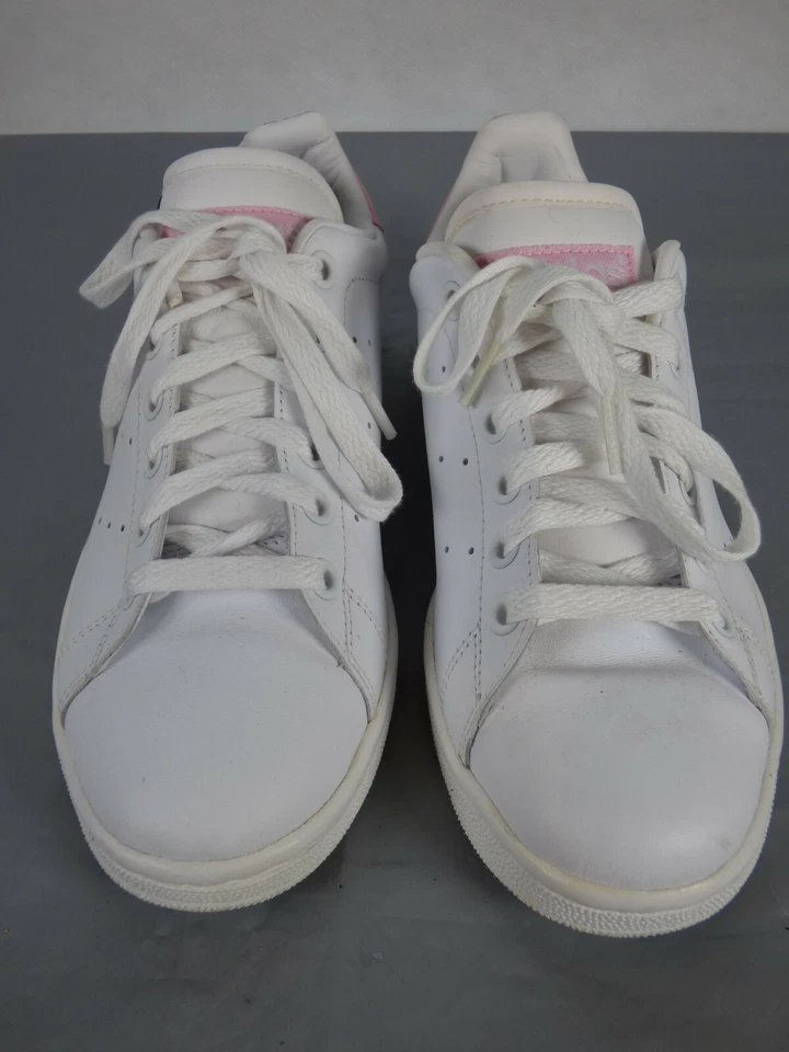 Adidas Trainers White Pink Superstar Originals Faux Leather Shoes  EU 38 UK 5 - Image 3 of 4
