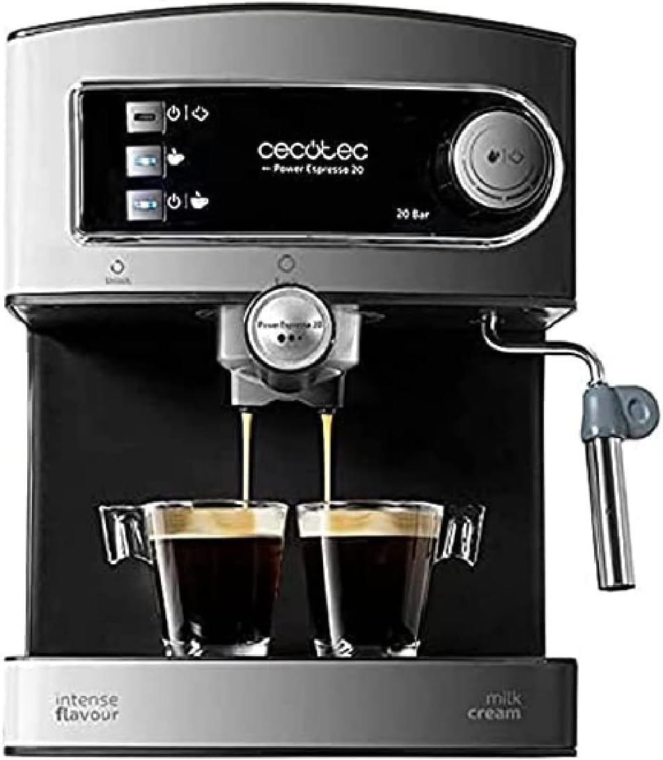 Cafetera Cecotec Cumbia Power Espresso 20 Barista Aromax. Potencia 2900 W,