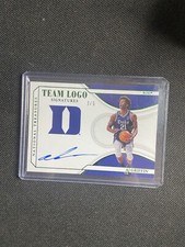 AJ Griffin 2022 National Treasures Collegiate Team Logo on Card Auto SP /5 RC