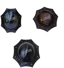 Medieval Knight Armor Steel Shield Boss Rivets Handmade Combat Designer time 