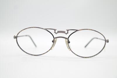 Vintage Lee Cooper Columbus Metallic Mehrfarbig Oval Brille Brillengestell NOS