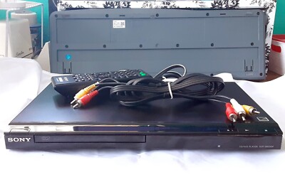 Sony DVP-SR200P DVD Player Remote and Audio Video Cord Tested Working