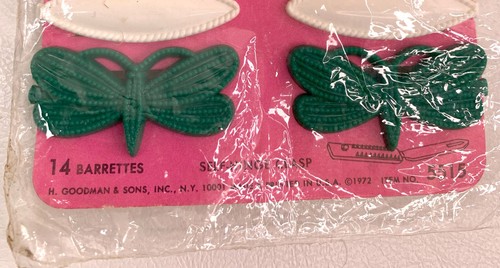 Goody Snap Tight Kiddle Barrettes in Original Package Butterfly's 1972 - Picture 3 of 4
