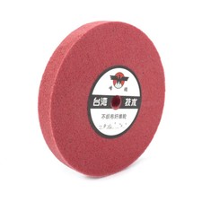 8" Nylon Fiber Polishing Wheel Buffing Disc for Bench Grinder Metal Dust Remove