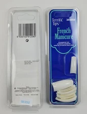 100 TIPS White French nails Assorted Artificial Full Nail Tips DIY [20 Tips x 5]