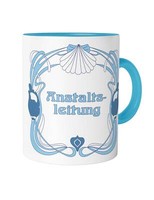Anstaltsleitung Tasse Ansage Job Boss Geschenk Jugendstil Art Nouveau Witzig Fun
