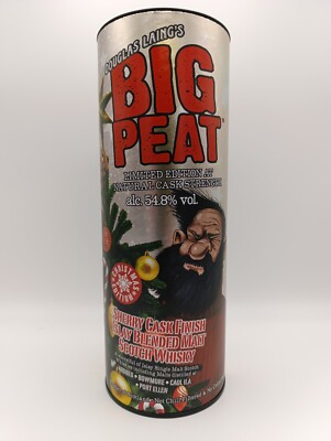 big peat christmas edition 2023. 54,8% 700ml.limited Cask Strength.