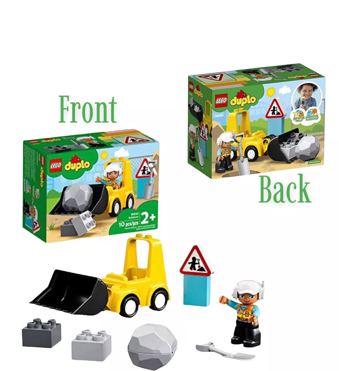 Buldozer lego duplo new arrivals
