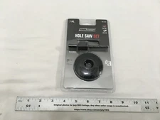 NEW 7pc Hole Saw Set - 1" to 2-1/2" Hole Saws - 3/8" Arbor Adapter w/ Pilot Bit