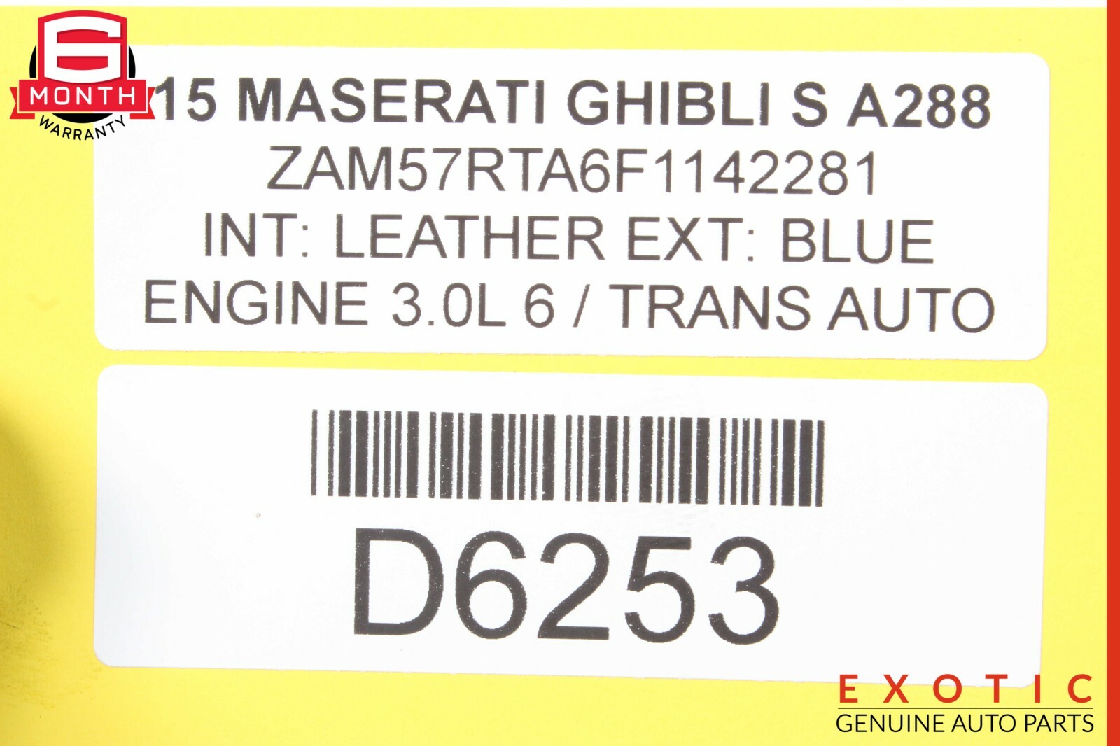 14-17 Maserati Ghibli S Left Air Cleaner Filter Box OEM