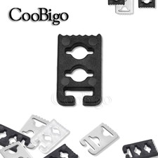 12X No Tie Shoelace Anchors Lazy shoe lace Flat Clip for Sport shoes