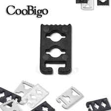 12X No Tie Shoelace Anchors Lazy shoe lace Flat Clip for Sport shoes