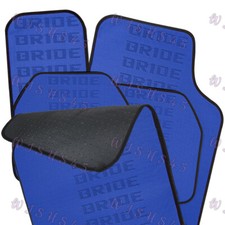 5pcs Jdm Bride Blue Hybrid Racing Fabric Floor Mats Interior Carpets Universal 5pcs Jdm Bride Blue Hybrid Racing Fabric Floor Mats Interior Carpets Universal
