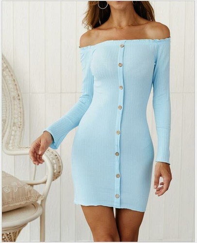 Off Shoulder Summer Dress Party Short 