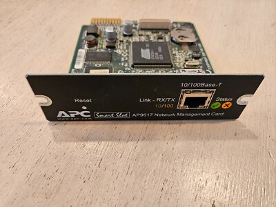 APC AP9617 UPS Network Management Card Smart Slot Black - 10/100Base-T