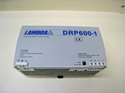 New LAMBDA DC Power Supply DRP600-1 / 600W 24V 20A Free Shipping