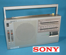 Sony ICF-1200 4-Band inc. Shortwave Vintage Portable Radio in Silver