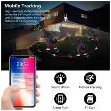 4-Pack Wireless 5G WiFi Security Camera System Smart Outdoor Night Vision 1080P 6