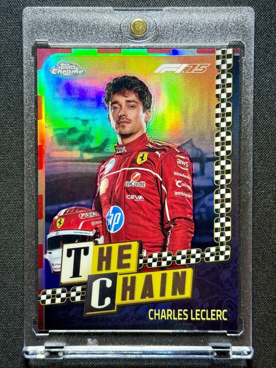 Charles Leclerc 2025 Topps Chrome Formula 1 F1 #CH-2 The Chain SSP