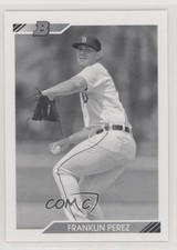 2020 Bowman Heritage Prospects Black & White Franklin Perez #BHP-63 0a3