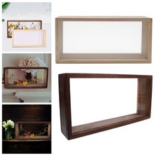 Shadow Box Frame Memory Box Frame Photo Frame Wooden Dried Flower Display Stand