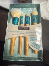 ECOTOOLS 4 BOXES of 4 PIECE BEAUTIFUL COMPLEXION BRUSH SET NEW