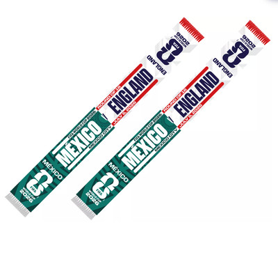 RARE NWT 100% Authentic World Cup Mexico vs England Match Scarf Bank Exclusive