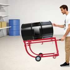 55 Gal Drum Cradle Movable Drum Cradle Drum Stand Drum Cradle with Wheels