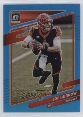 2021 Panini Donruss Optic Aqua Prizm 287/299 Joe Burrow #134 1rt2