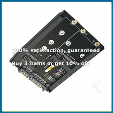 2In1 MSATA B Key/B M Key M.2 SSD to 2.5 SATA Adapter Card with Enclosure Socke