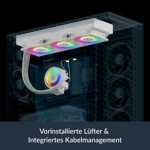 ARCTIC Liquid Freezer III Pro 360 A-RGB CPU Wasserkühler PC Gaming AIO Kühler - Afbeelding 6 van 9