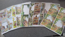 9 x   A4 Decoupage card  Scenic Countryside backgrounds  Brand New